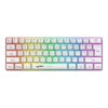 HXSJ L500 Compact 60% RGB Backlit Membrane Keyboard New Design 3-Mode ABS Rechargeable 2000mAh Type-c for Gaming Office Use