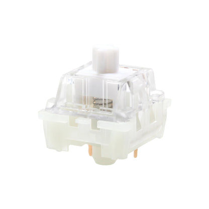 KTT Kang White V3 Switches Mechanical Keyboard Linear Switch 3 Pin Custom Cherry RGB SMD Gaming Compatible Hot Swap MX Switch