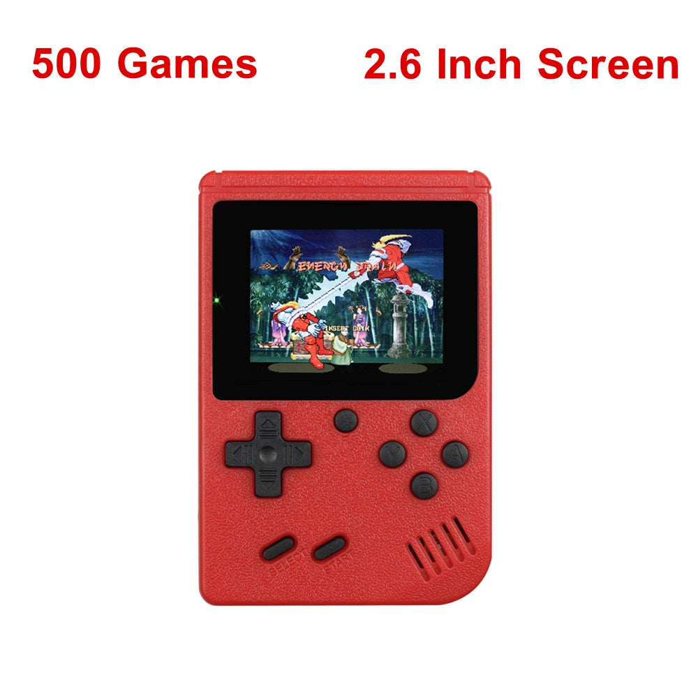 Portable Retro Mini Video Game Console 8-Bit Handheld Game Player Built-in 500 games AV Out Game Console Gameboy videojuego